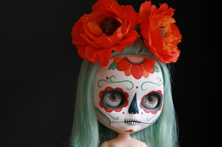 Dia de los Muertos Calavera Blythe postcard No. 8