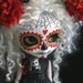 Dia de los Muertos Calavera Pullip postcard