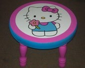 Hand-painted, Made-to-Order Step Stool
