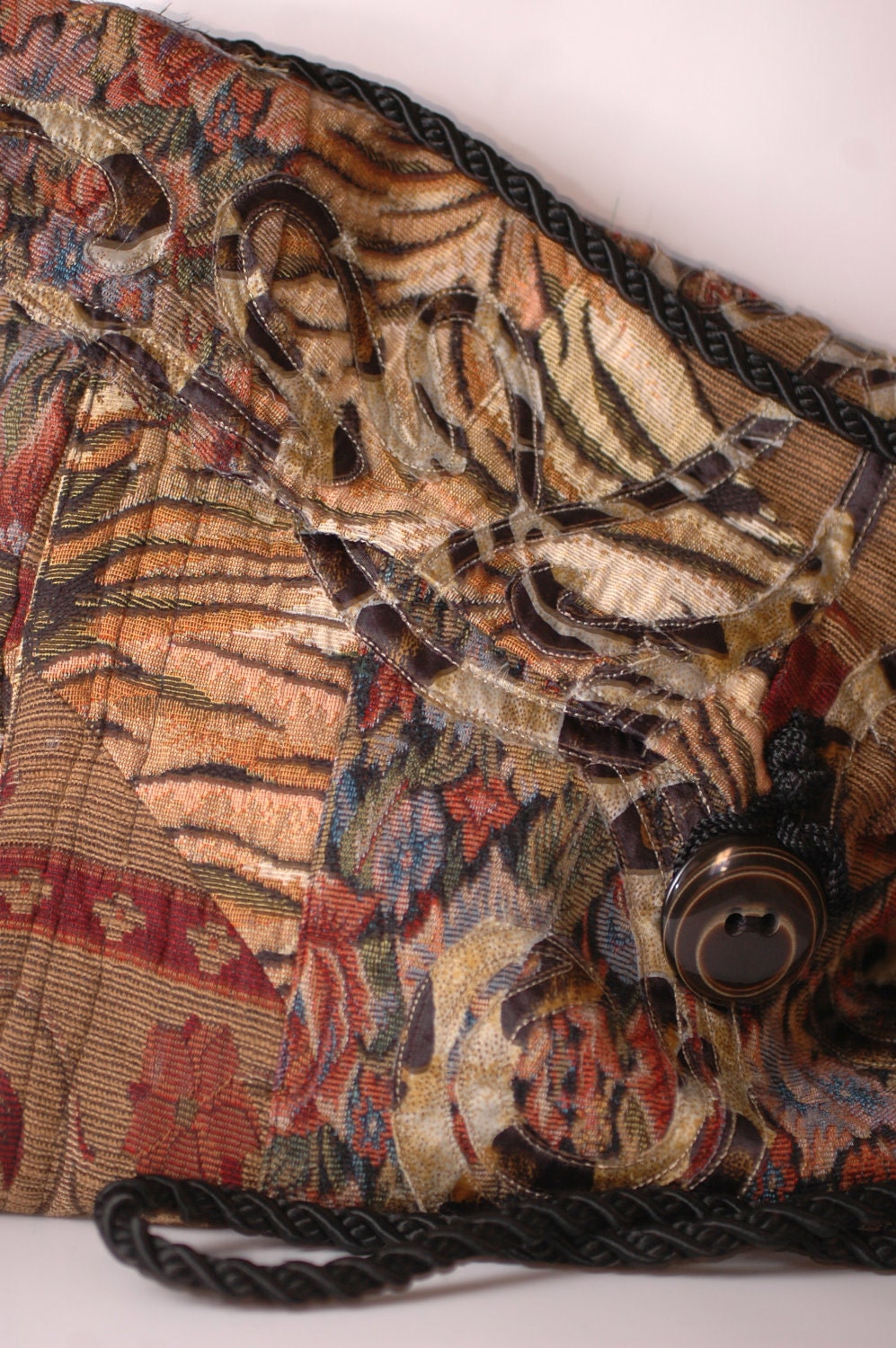 Recycled Cotton Patchwork Hobo Bag