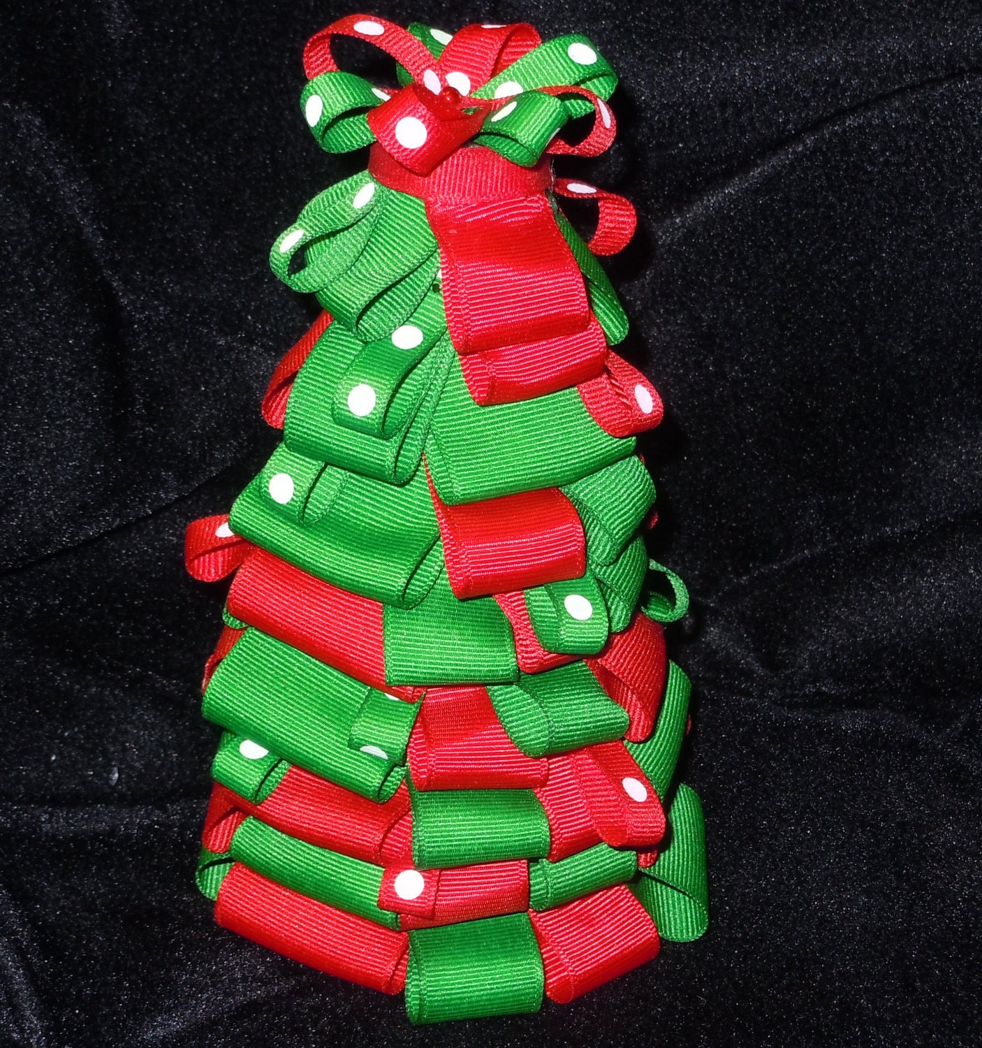 Red and Green Ribbon Tree