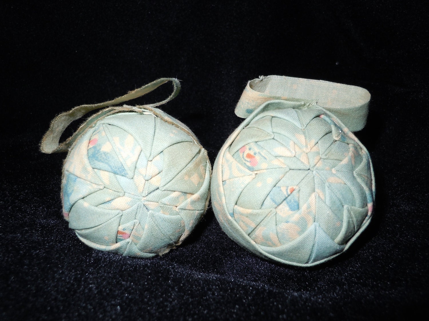 Primitive Snowman Quilted Ornaments
