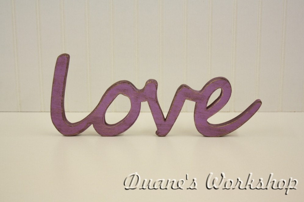 love Sign, DIY Wall hanging, shabby chic, wooden letters, wooden sign, home decor, wood sign, Housewares, Wall Decor