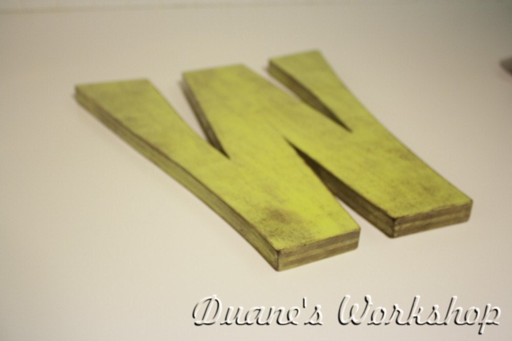 Wood letter wooden letter wood letters ANY LETTER Wall hanging, Shabby chic, beach decor, wooden letters, home decor, Housewares, Wall Decor