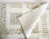 FULL SIZE Bedding Quilt Neutral Colors