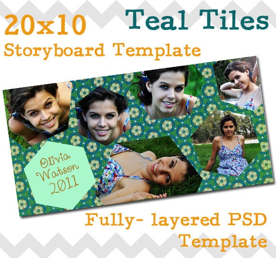 Horizontal Storyboard Template