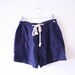 Amazing Nautical Rope Tie High Waist Linen Shorts