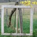 Vintage Wooden Window Frame Rustic Cottage Wall Decor Hanging Farmhouse Wooden Frame