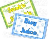 Cool Critters Table Food and Drink Signs Il_170x135