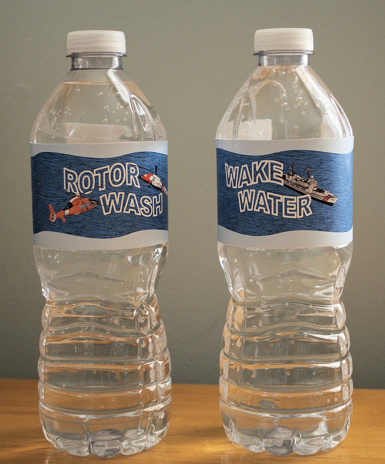 Coast Guard Search and Rescue Water Bottle Labels Il_170x135