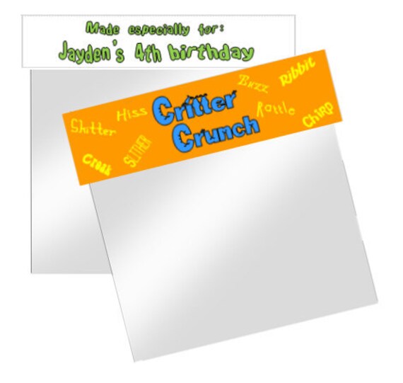 Cool Critters Bag Tag Treat Topper Labels Il_570xn