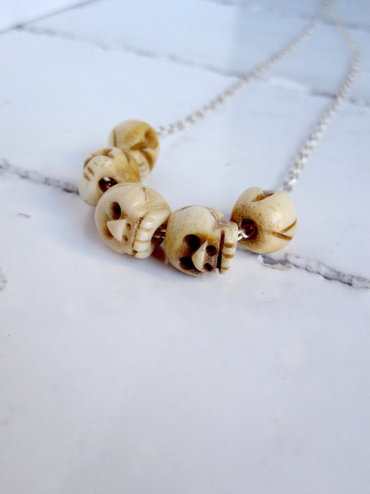 Skull Necklace Voodoo Necklace