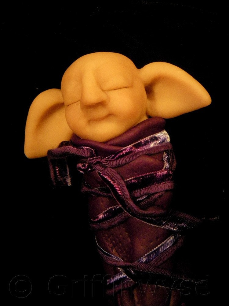 Baby art doll necklace/ornament - Bea
