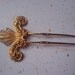 Antique Victorin Gold Hair Comb