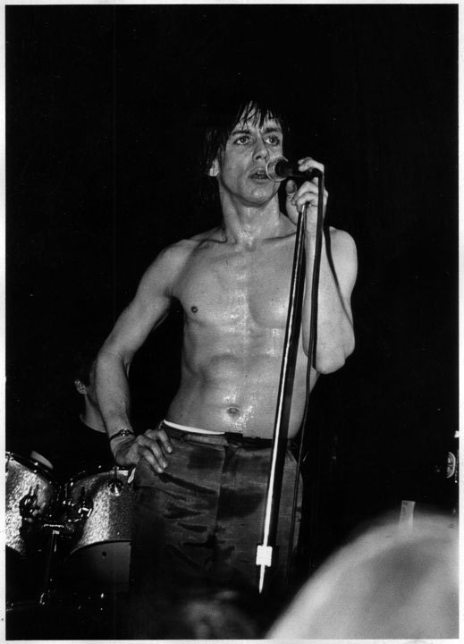 Original Fine Art Photograph by Allen Brand:  Iggy Pop circa 1980.