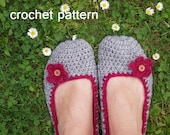Adult Slippers Crochet Pattern PDF,Easy, Great for Beginners, Shoes Crochet Pattern Slippers,  Pattern No. 18