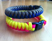 Snake skin weave paracord bracelet
