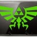 Vinyl Decal - Zelda Triforce Inspired Decal for Nintendo 3DS, macbook, etc...