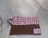 Pink and Brown Wet Bag