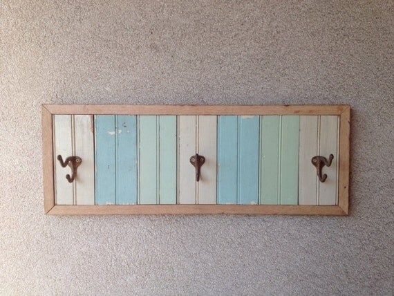 Reclaimed Wood Beadboard Towel, Coat, Wall Hook