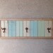 Reclaimed Wood Beadboard Towel, Coat, Wall Hook