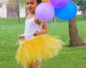 Sunshine Yellow Pixie TuTu - Girls Size 12 Months 2T 3T 4T 5T 6 7  8 ...Birthday, Photo Prop, Dress Up, Costume, Gift -  Very Pretty