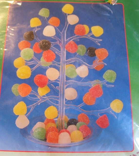 vintage plastic gumdrop tree new old stock in by grcollects vintage plastic gumdrop tree new old stock in by grcollects