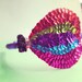 SALE- Sequined Hot Air Balloon Headband. Hair Accessory. Whimsical. Red. Purple. Fun. Cute. Colorful. Rainbow. Applique.