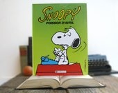 IPAD Cover- Tablet Case made from a Book- Snoopy