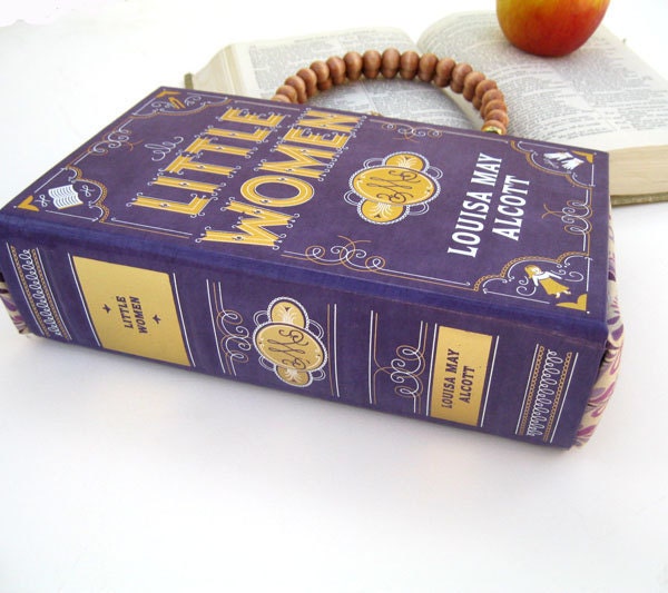 Little Women Book Purse Handbag and Kindle Ereader Cover (with compact pocket mirror)