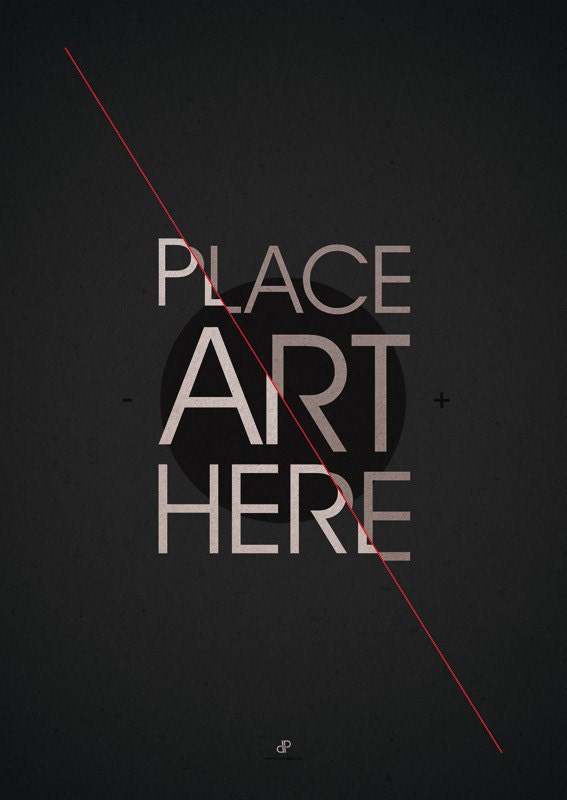The Art Placeholder - Typography Poster Design