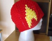 Handmade crochet Star Trek beanie