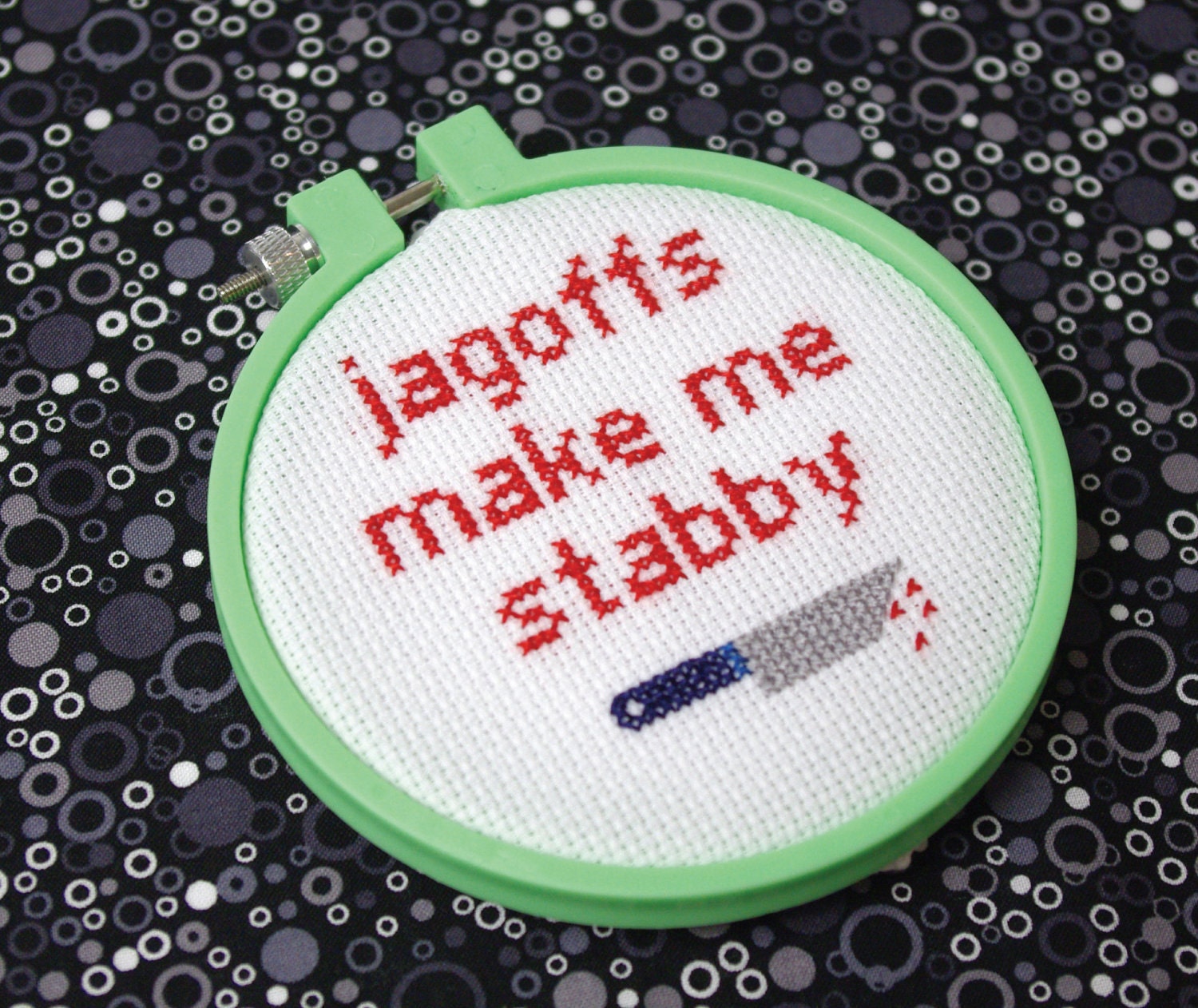 Pittsburgh Cross Stitch Pattern PDF - "Jagoff Rage"