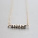 Silver and Gold Necklace - Mixed Metals, 14k Gold Filled & Sterling Silver Necklace, Metalic Diamond Cut Sterling Pendant, Statement, Dainty