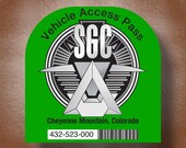 StarGate Command Parking Decal