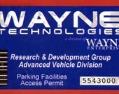 Wayne Technologies Parking Decal