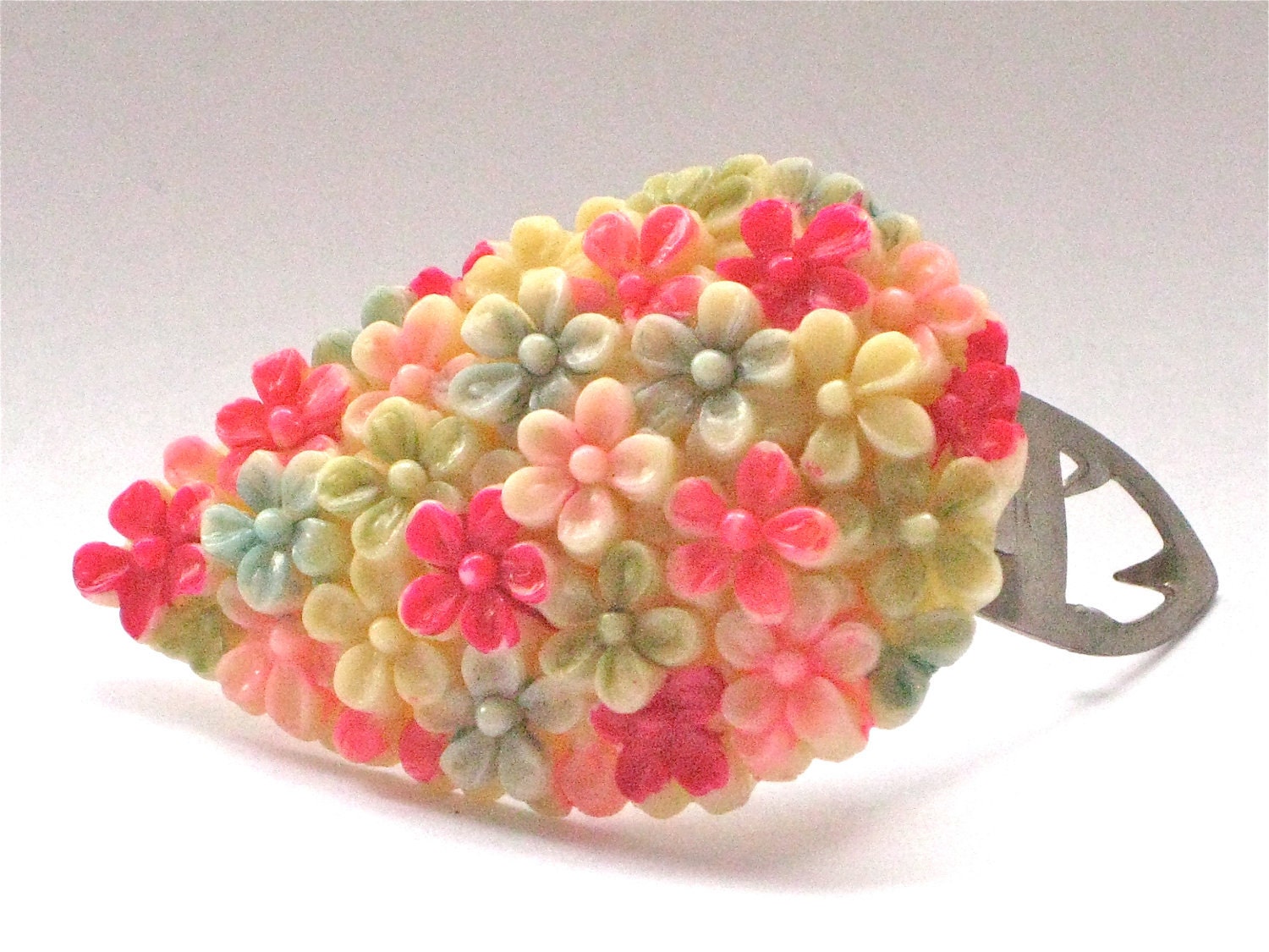Vintage Flower Dress Clip Collectable Unique Jewelry Accessory Wedding
