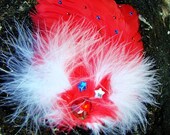 SALE: Star Spangled Feather Hair Clip