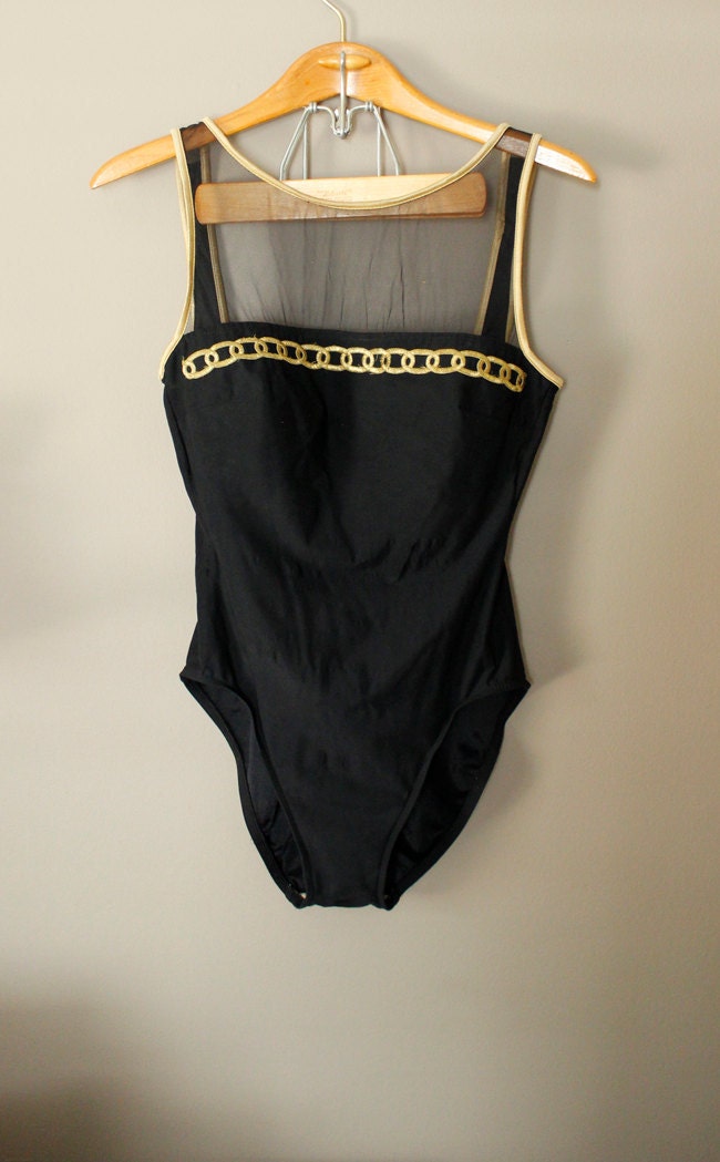 SALE // 1990s Vintage Swimsuit Bathing Suit by StudioTinselVintage