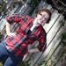 Sears 1970's Red Plaid Short Sleeve Shirt - Black Yellow Size 10