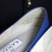 Vintage Royal Blue Deliso Kitten Heel Shoes Size 9.5
