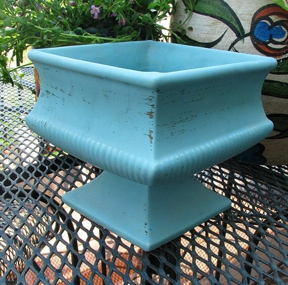 turquoise planter pots