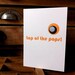 Top Of The Pops - Letterpress Father's Day Card