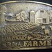 Vintage I am Proud to be a Farmer Belt Buckle