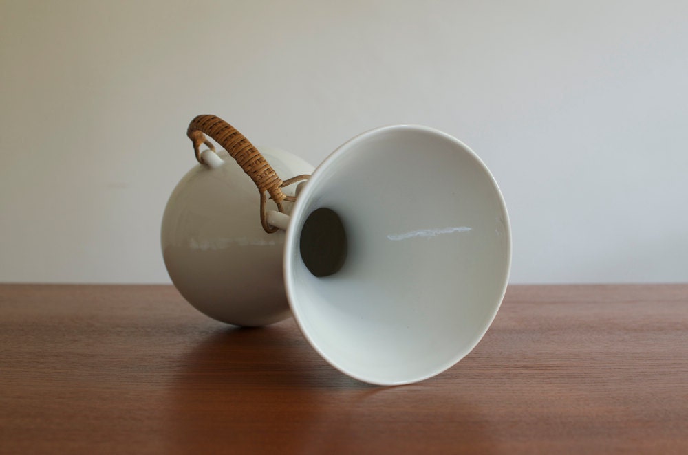 Rare Kenji Fujita for Freeman Lederman Ceramic Coffee Pot/Pitcher Set - Lagardo Tackett Era
