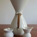Rare Kenji Fujita for Freeman Lederman Ceramic Coffee Pot/Pitcher Set - Lagardo Tackett Era