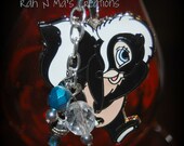 Flower from Bambi Disney Pin Re-purposed into Key Chain