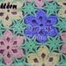 PDF Crochet Pattern. Flower blanket. WONDER.