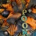 Halloween Wreath, Spider Wreath, Deco Mesh Wreath, Halloween, Spider, Pearl Wreath, Orange Wreath