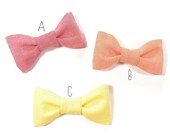 yellow, red and orange chambray bowtie - Baby, toddler boys tie Kids Bow Tie Choose One